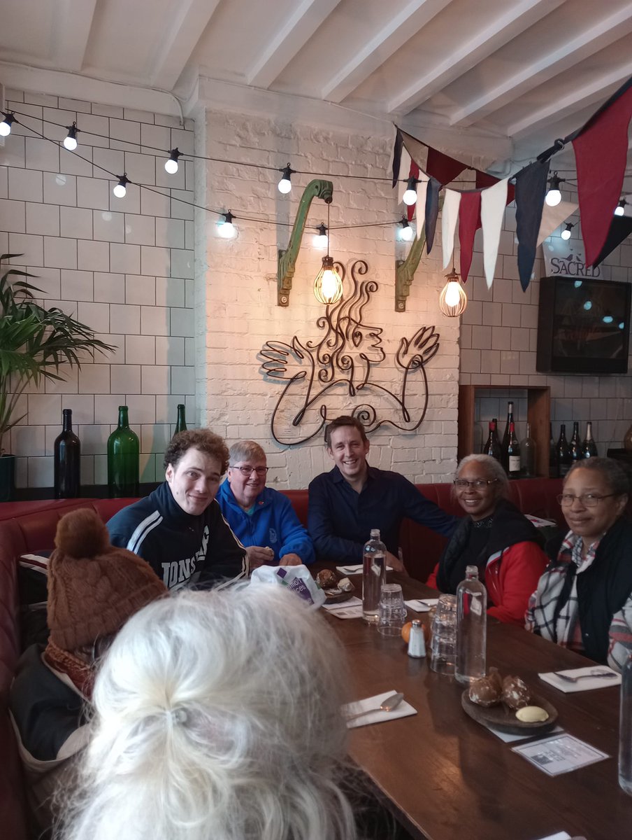 A huge thanks to <a href="/dunfordwood/">Jesse Dunford Wood</a> for hosting and donating lunch today after our first Kensal Coffee Club (a part of our warm hub programme). A great local asset (Jesse that is!) <a href="/NW10KTRA/">Kensal Triangle RA</a> <a href="/CompCommunities/">Compassionate Communities</a>  <a href="/dioceseoflondon/">London Diocese</a> <a href="/area_two/">TwoCitiesArea</a>
