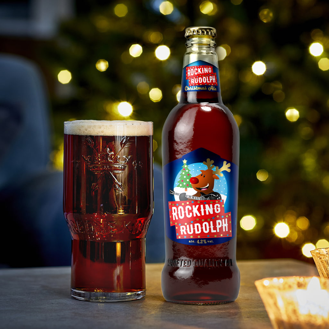 GreeneKingIPA's tweet photo. It's the most wonderful time of the year (almost). And no winter is complete without the warming sensation of Rocking Rudolph.
If you could make your own brew named after a reindeer, what would it be called? 🦌 #RockingRudolph https://t.co/aLbymrrdTA