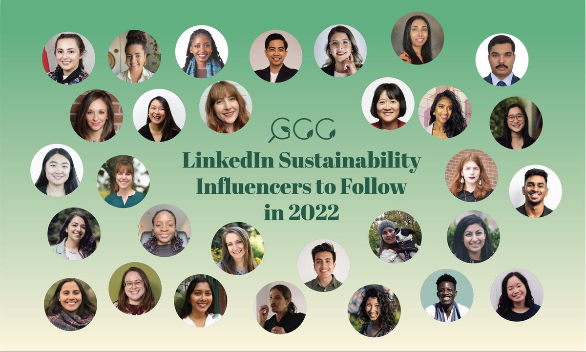 Here is the Green Career Centre’s roundup of sustainability influencers we’d like to amplify the work of 💚 

Read about the full list here: greencareer.ca/blog/linkedin-…