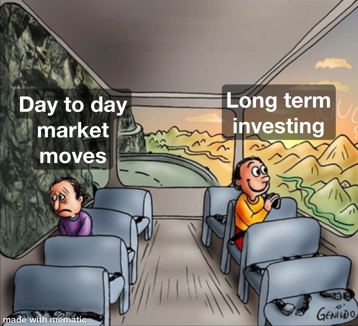 Invest for the long term.