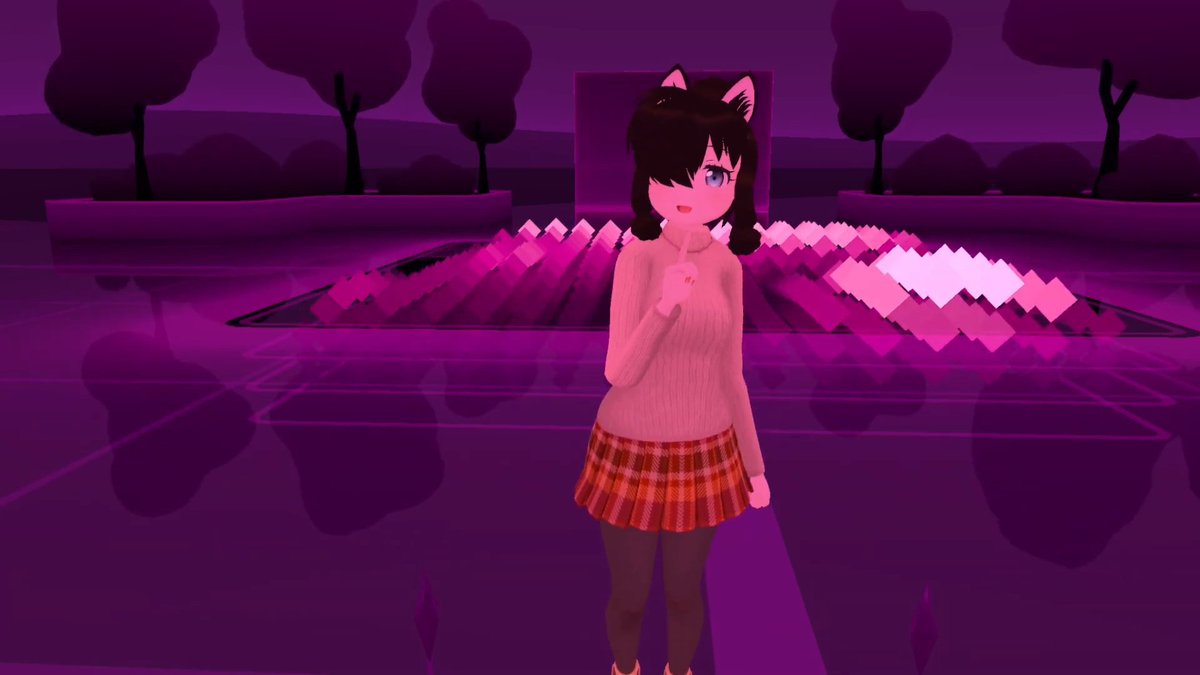 Airbee__'s tweet photo. Found some nice worlds in yesterdays world hopping stream, full vod available here: https://t.co/rga0JajlPL

First world being super small (~2 MB) and super performant, yet very visually pleasing: https://t.co/JkQHwuF7c9

Also new outfit yay :D https://t.co/TzeWich4jg