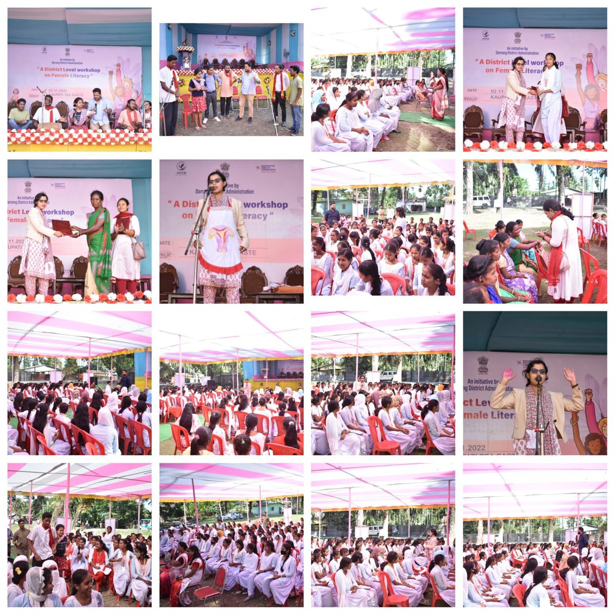 DarrangDc's tweet photo. Glimpses of District Level workshop on Female Literacy  under Dalgaon Revenue Circle organised by District administration in collaboration with ASDM and Piramal foundation . https://t.co/JsxSxP96HH
