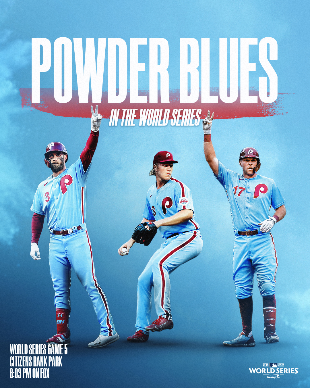 Philadelphia Phillies on X: Bringing the powder blues to the World Series   / X