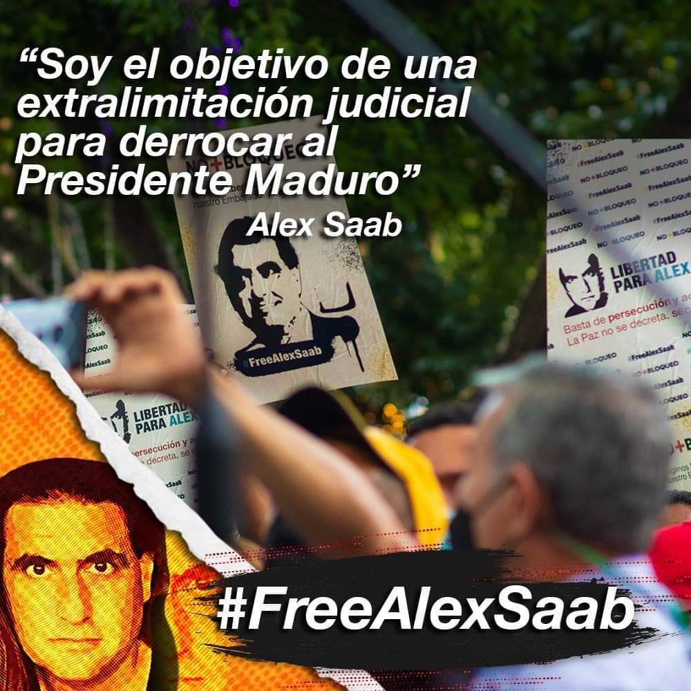 Guarapela22's tweet photo. #3Nov || Continua la lucha incansable por la verdad y la justicia ⚖️ en favor del Diplomático Alex Saab quién hoy está secuestrado por los EEUU 
#AlexNotGuilty 
No más torturas 
#FreeAlexSaab 
@NicolasMaduro 
@SecBlinken 
@JoeBiden 
@StateDept https://t.co/RgAARWik1P