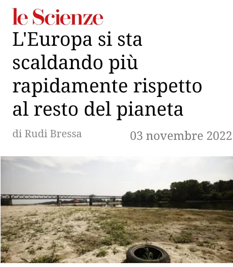 sergiosaia's tweet photo. L'#Europa si sta scaldando più rapidamente rispetto al resto del #pianeta e gli esiti sono nefasti. @RudiBressa 

👉 https://t.co/P1v0gp1w0U

#CambioClimatico #riscaldamentoglobale #sostenibilità #sostenibilitàambientale #sostenibilitàsociale #sostenibilitàeconomica #GHG #GWP https://t.co/wZifyBvUK2