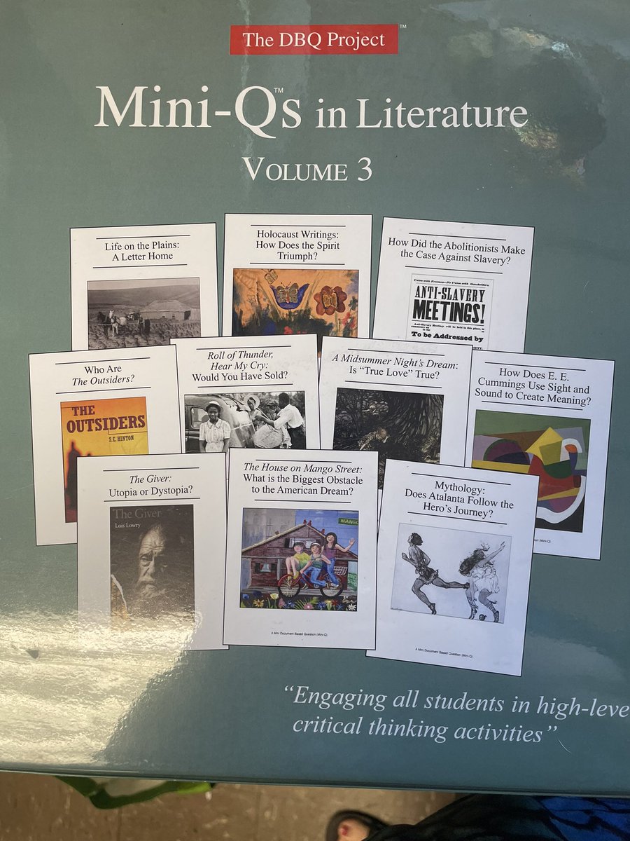 Jenapplegate's tweet image. Love my new DBQ project binder!! Can’t wait to use it this year! #WeAreKEDC  #achievED @KEDC1 @KEDCGrants