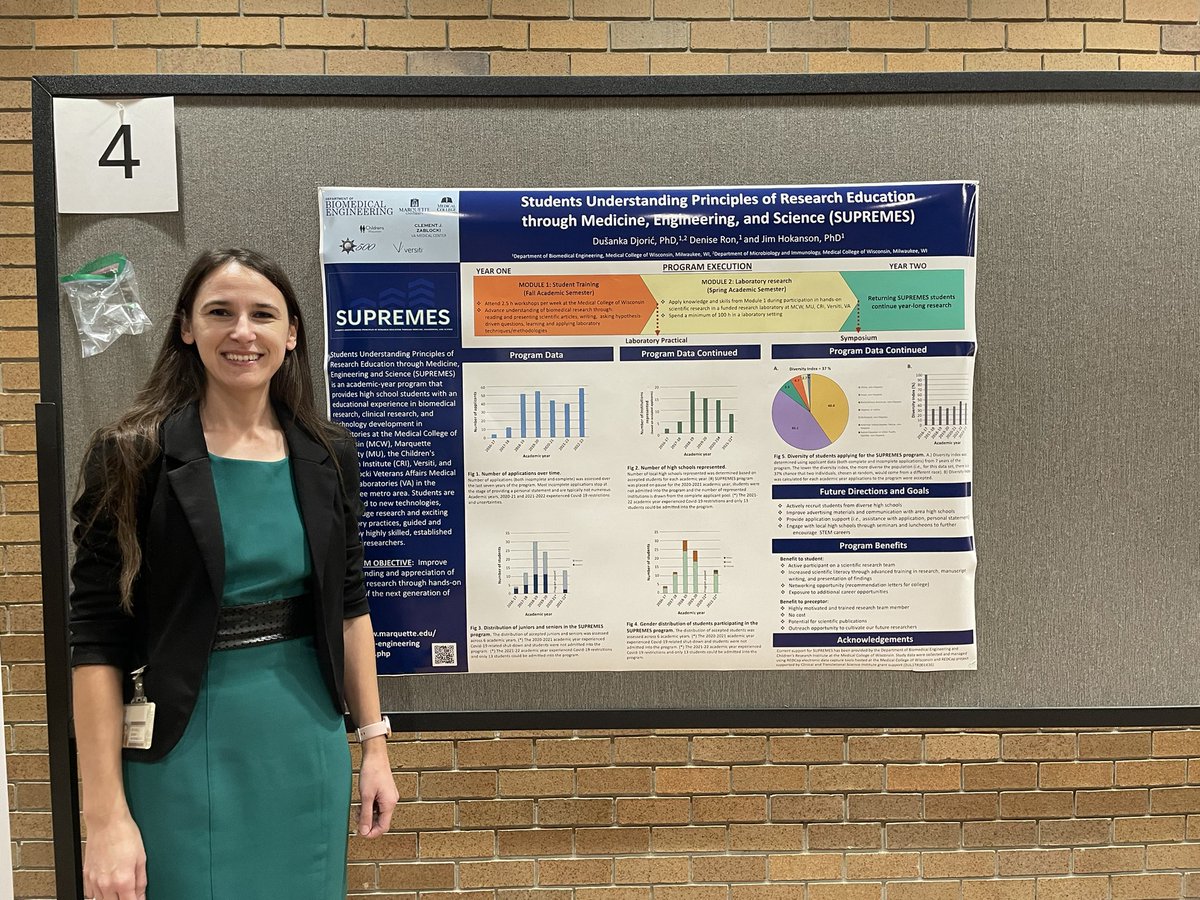 MU_MCW_BME's tweet photo. Wonderful morning at @MedicalCollege annual #CommunityEngagement #Poster #Session! Inspiring to see what our students and researchers are focused on - and super proud to see two excellent posters from our #JointDepartment - #SUPREMES and #OREC #GoBabyGo! https://t.co/7ZjI3rlIUv