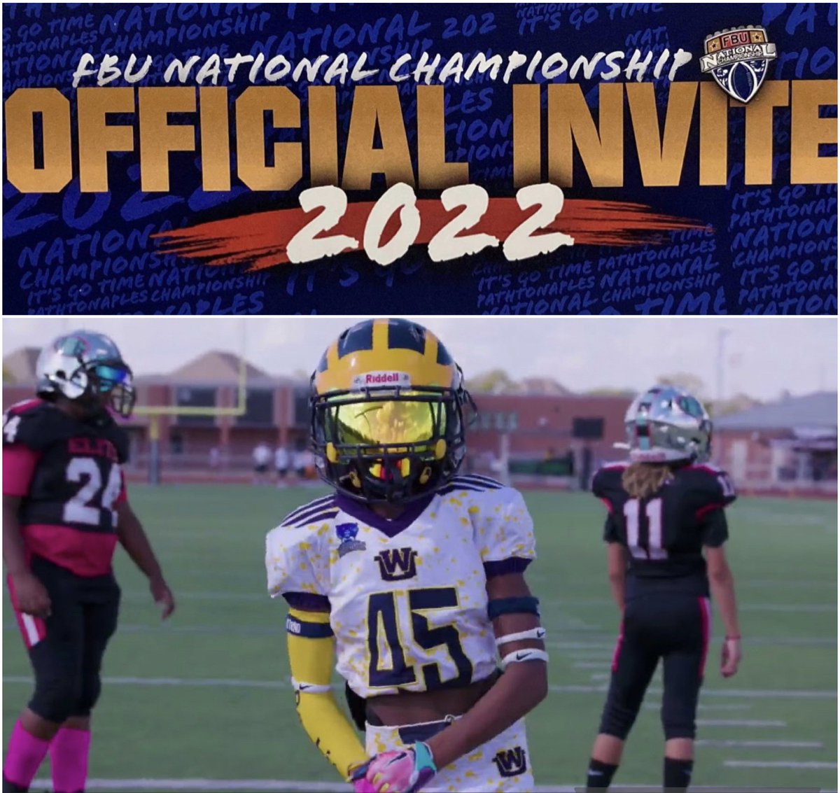 KrisBoobie's tweet photo. I am unbelievably grateful & super excited to receive a chance to play in one of the Highest Youth Football Universities Stages of all Time @FBU_NC π₯πͺπ½ #godsplan #iamboobie #bestinmyclass #2030 #receiver #objson #explore #YouthLeague #athlete #signmenow https://t.co/MX08SDTq8U