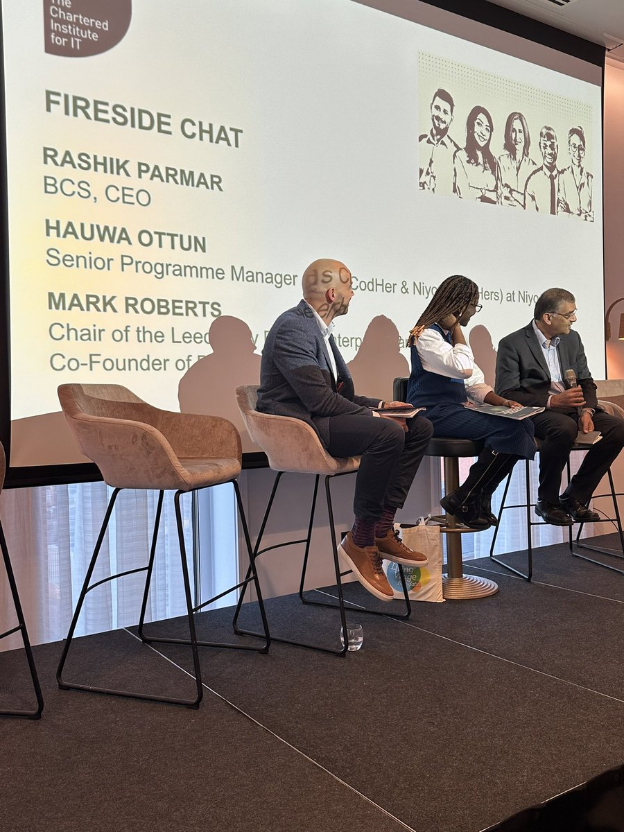 Jamie Toyne (@_jamietoyne_) on Twitter photo Great closing fireside chat. Big takeaways for me: “You can’t be, what you can’t see” <a href="/RashikParmar/">RashikParmar MBE</a>. “Just do something” <a href="/mark_d_roberts/">Mark Roberts</a>.
(And everyone’s faces did light up, when we learnt that Mark founded a beer company @TheBeerHawk 😀)
#dsn2022 #bcsdcn Great closing fireside chat. Big takeaways for me: “You can’t be, what you can’t see” <a href="/RashikParmar/">RashikParmar MBE</a>. “Just do something” <a href="/mark_d_roberts/">Mark Roberts</a>.
(And everyone’s faces did light up, when we learnt that Mark founded a beer company @TheBeerHawk 😀)
#dsn2022 #bcsdcn