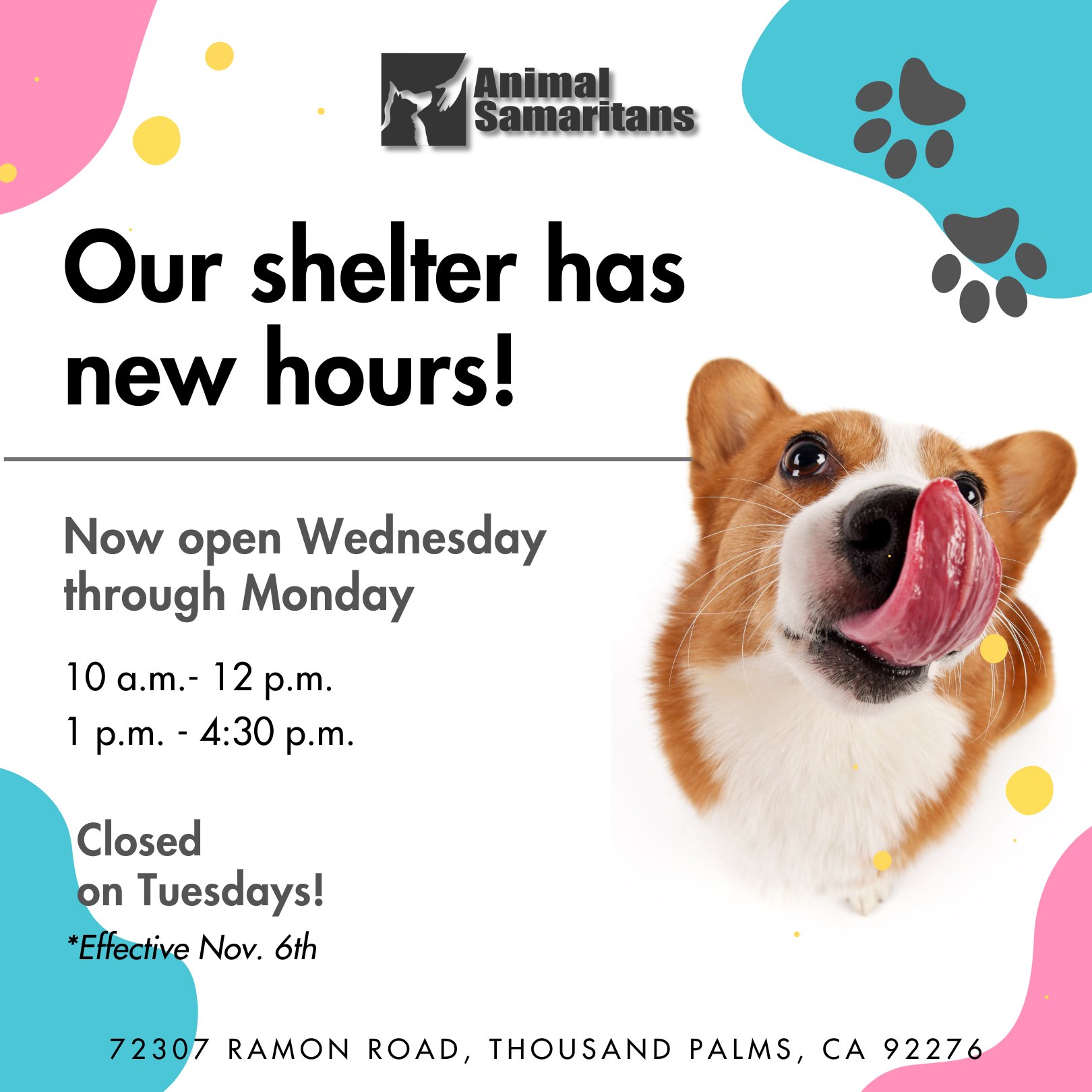 animal samaritans thousand palms phone number