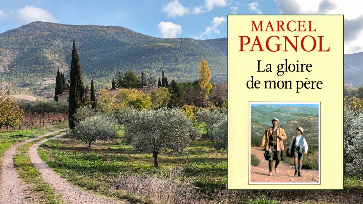 7559pr's tweet image. « La gloire de mon père » est un #roman de Marcel #Pagnol. Dès sa parution, en 1957, il fut salué comme marquant l&apos;avènement d&apos;un grand prosateur. Son succès considérable vient du fait que les #souvenirs de l’auteur sont un peu ceux de tous les #enfants de #France et d’ailleurs.