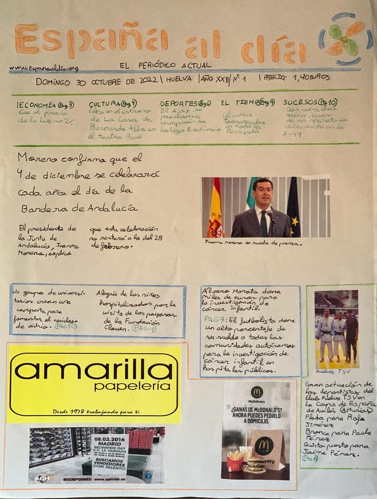 Trabajo del cole para sexto de primaria de nuestro alumno Álvaro Sierra 🥋, destacando el éxito de sus compañeros en la Copa de España de Avilés ♥️

#TSV