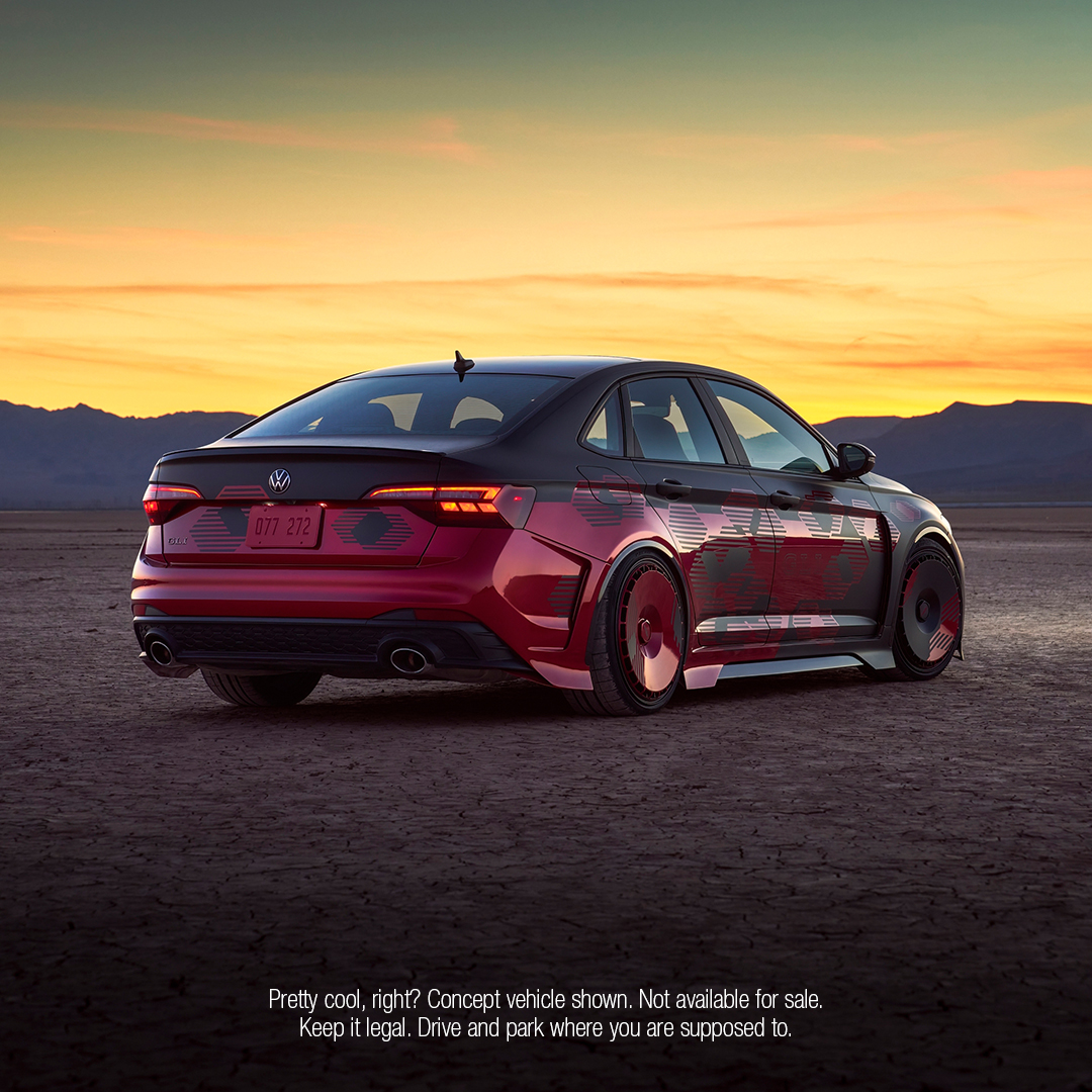 Fun to drive. Fun to look at. We suggest both. #VW #SEMA #GLI #GLIConcept