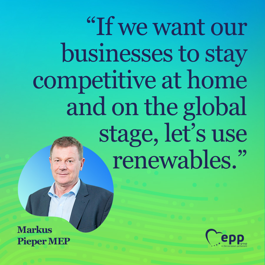 Whichever way you look at it, everything points to #renewables. Read @markuspieperMEP´s op-ed: epp.group/9c600o