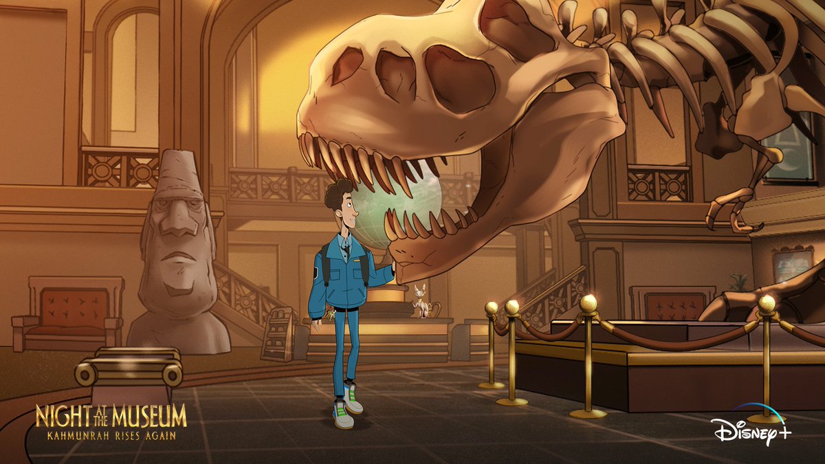 📸 Primer vistazo a 'Night at the Museum: Kahmunrah Rises Again' Protagonizada por Joshua Bassett, la nueva película animada de la saga llegará a #DisneyPlus el 9 de diciembre