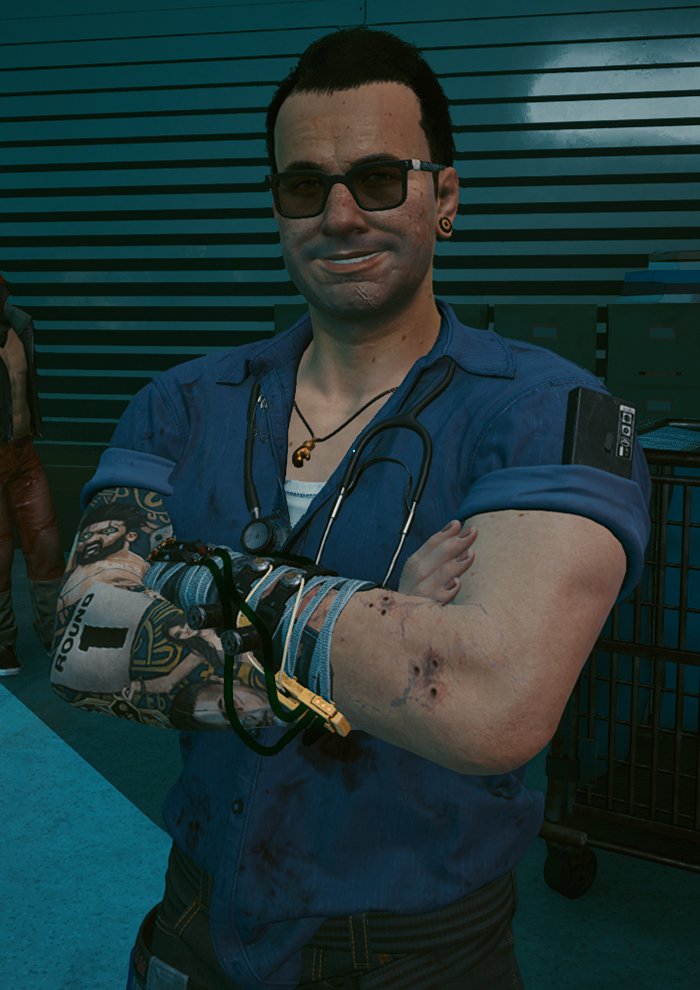 MrsClovisBray's tweet photo. #ViktorVektorAppreciation
Viky!😍✨I love you, you are the best Ripperdoc ever✨😇🖤
#Cyberpunk2077
#ViktorVector
#ViktorVektor https://t.co/mRmFMbrdUR