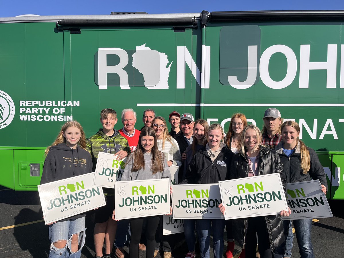 Students for Ron (@studentsforron_) on Twitter photo .<a href="/RonJohnsonWI/">Ron Johnson</a> and <a href="/TomTiffanyWI/">Tom Tiffany</a> are empowering the next generation to take charge of Wisconsin’s future. We’re ready to get out the vote for them on Tuesday! .<a href="/RonJohnsonWI/">Ron Johnson</a> and <a href="/TomTiffanyWI/">Tom Tiffany</a> are empowering the next generation to take charge of Wisconsin’s future. We’re ready to get out the vote for them on Tuesday!