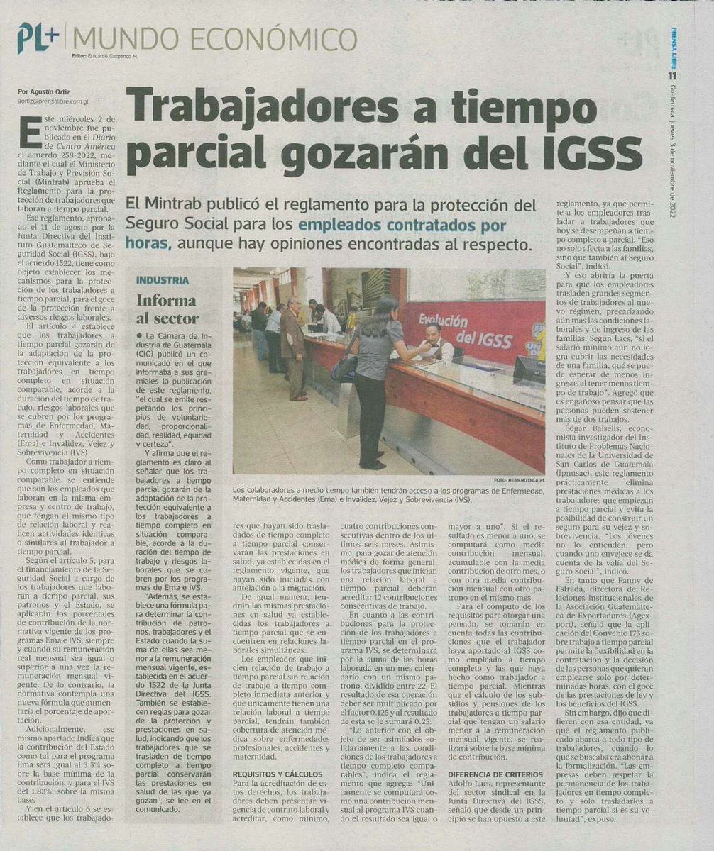 Melomanosgt's tweet photo. ¡Ojo Melómanos! El #Mintrab público “el reglamento para proteger a los empleados contratados por horas” protección que recibirán por parte del #IGGS entre opiniones encontradas ¿Qué piensas de eso melómano? https://t.co/Nixu9S8YJF
