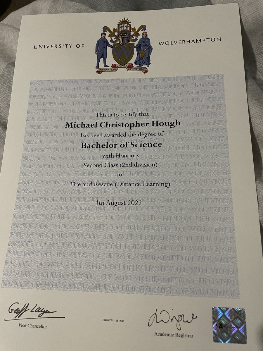 michaelhough91's tweet photo. So chuffed to finally get this through from @wlv_uni, it’s been a long time in the making and I’d be lying if I said it wasn’t a struggle but I got there in the end. https://t.co/XgalTdRRr1