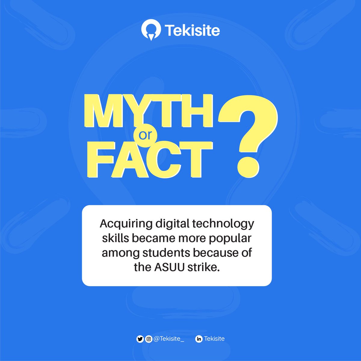 Do you have a thought on this?
Share that story!

#tekisiteinlagos #digitalskils #technology