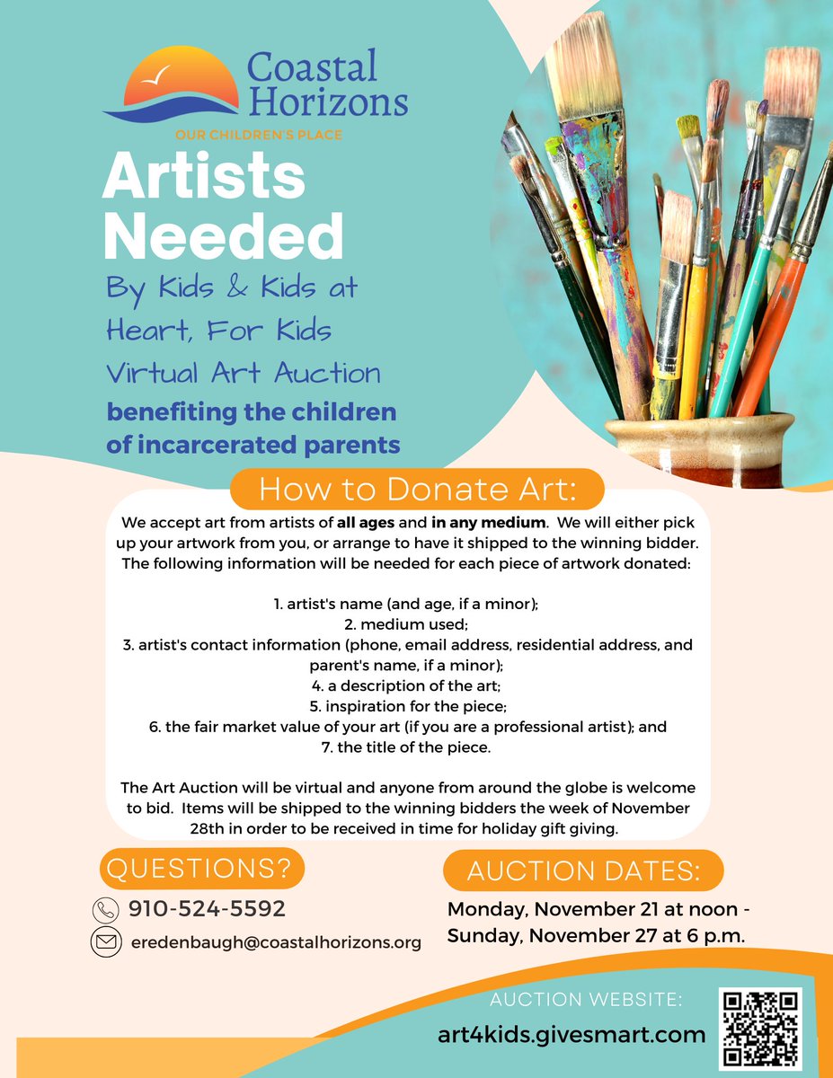 Calling Artists of All Ages!