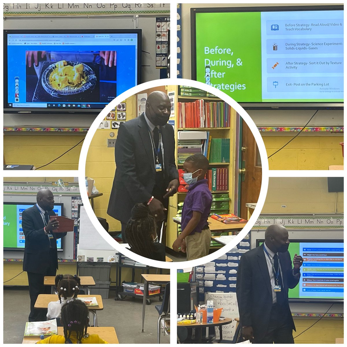 How awesome is it when your Superintendent comes to teach a science lesson in second grade?! Thank you Dr. Byrd!! Our scholars enjoyed every minute of learning about the three states of matter! #TeamSelma #TeamClark  <a href="/SelmaSchools/">Selma City Schools</a>