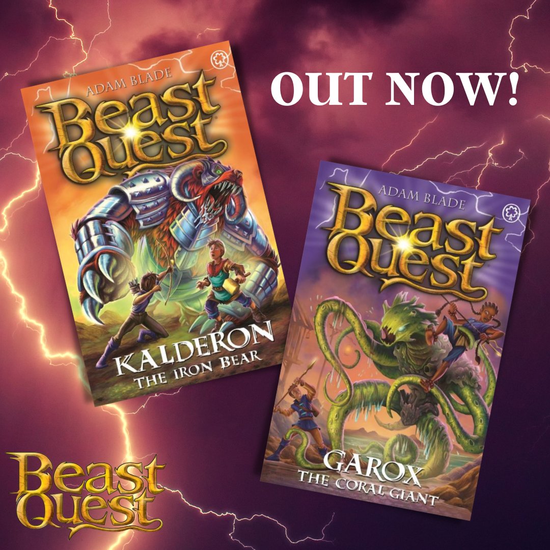 Beast_Quest's tweet photo. Meet the New Protectors! Four young adventurers are joining Tom and Elenna in their Quest to protect their kingdoms against the forces of Evil. The first two of these FOUR thrilling adventures are out now! ⚔️
#BeastQuest #AdamBlade https://t.co/40oZtlnWGR