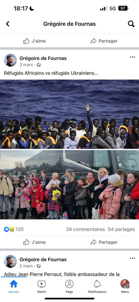 Le raciste <a href="/gdefournas/">Grégoire de Fournas</a> est en train d'effacer ses tweets et posts racistes. Ils existent par dizaines et dizaines. Ils expriment la nature profonde du #RN. #JeSoutiensCarlos.