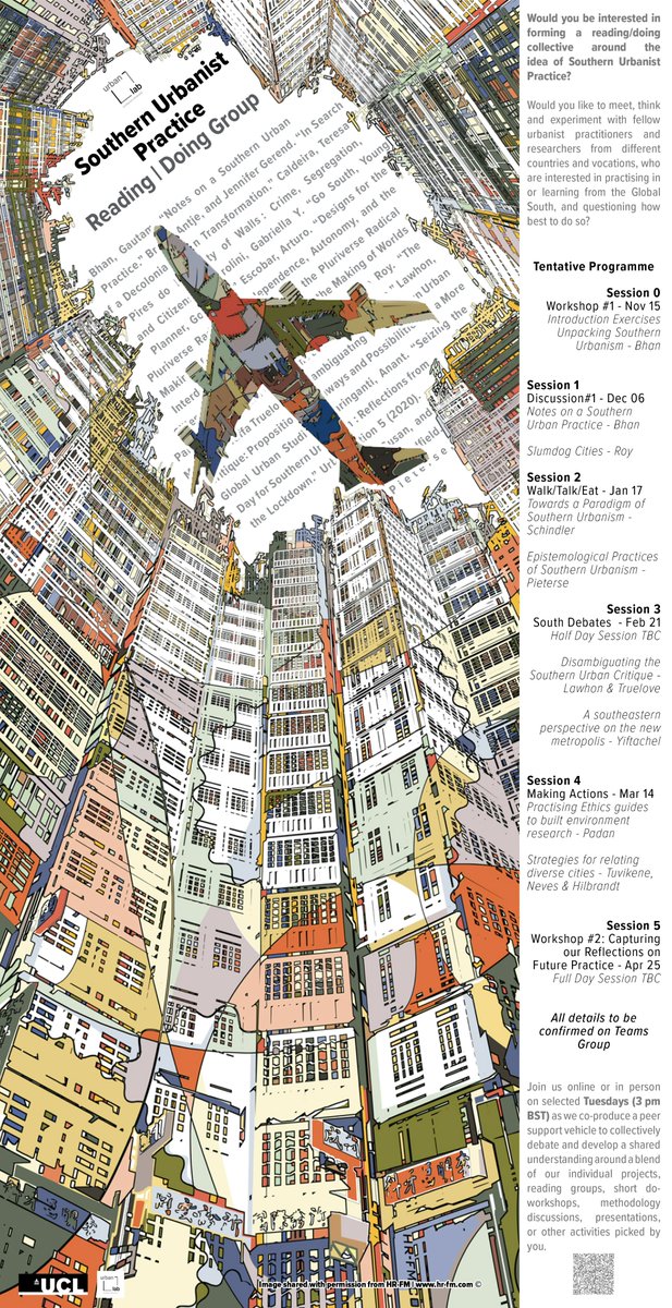 Jhono Bennett (@jhonobennett) on Twitter photo Launch of Southern Urbanist Practice Reading/Doing Group on Tuesday 15 Nov, 3pm BST on Teams. Hosted by <a href="/UCLpgurbanists/">UCL Postgrad Urbanists</a> Launch of Southern Urbanist Practice Reading/Doing Group on Tuesday 15 Nov, 3pm BST on Teams. Hosted by <a href="/UCLpgurbanists/">UCL Postgrad Urbanists</a>