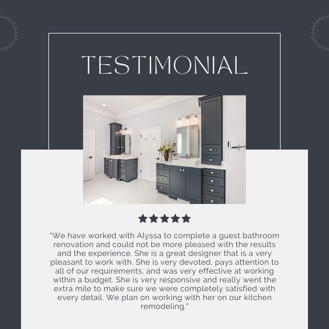 KitchBathDesign's tweet image. Did you know.. most of our projects are past clients or referrals ✨
*
*
*
Need help? 
Check out our website to see more testimonials and previous projects! 

#alyssamartin #interiordesigner #virginiainteriordesigner #fauquiercounty #princewillamcounty #northernvirginia #nova #m