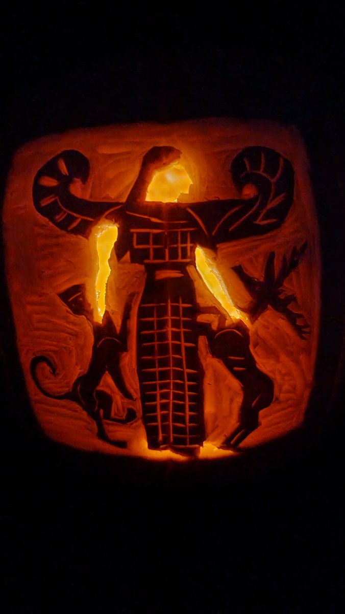 peoplingthepast's tweet photo. Attention #PeoplingThePumpkins fans! We had *so* many amazing entries to our competition that we need your help deciding the winner! Vote in the poll at the end of this thread to select the greatest ancient-world-inspired pumpkin out of our chosen top 3 entries /1 🧵 https://t.co/Kh7siOMUm8