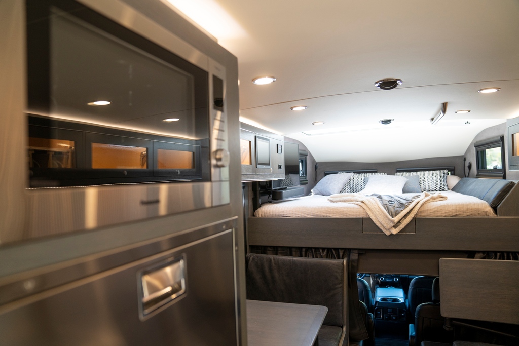 An inside look at the 2023 Earth Roamer, can you believe you can take this on the road? 😮 #rv #lifeontheroad