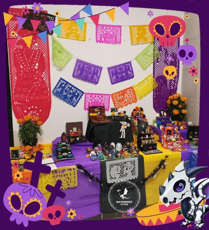 StoreWaterdeep's tweet photo. Altar de muertos en Waterdeep Store, gracias por su participación comunidad, se ve genial!!
#waterdeepstore https://t.co/zM7898HHK2