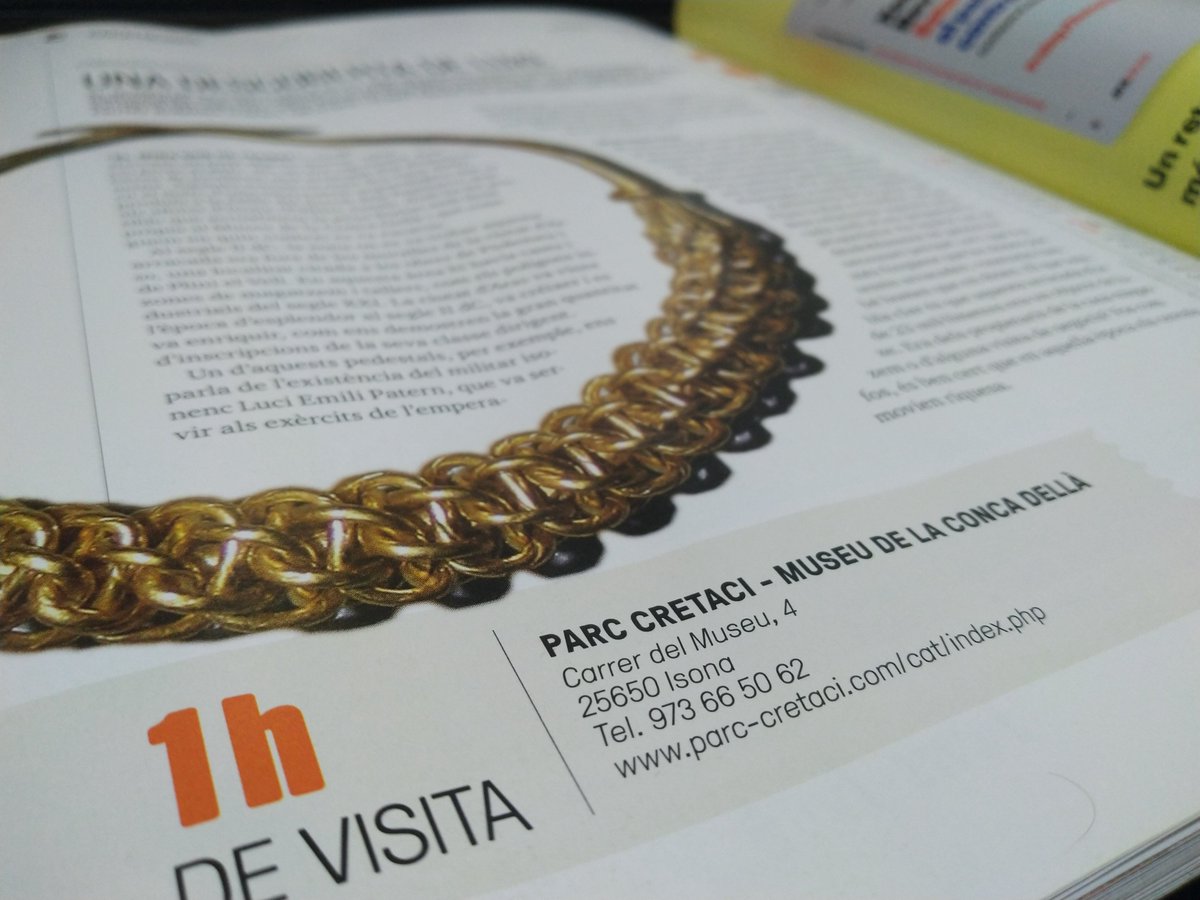 Museu Conca Dellà (@museuconcadella) on Twitter photo A la <a href="/sapienscat/">Sapiens.cat</a> d'aquest mes hi trobareu una de les joies (literalment) del <a href="/MuseuConcaDella/">Museu Conca Dellà</a>. Aviat la podreu veure en viu! A la <a href="/sapienscat/">Sapiens.cat</a> d'aquest mes hi trobareu una de les joies (literalment) del <a href="/MuseuConcaDella/">Museu Conca Dellà</a>. Aviat la podreu veure en viu!