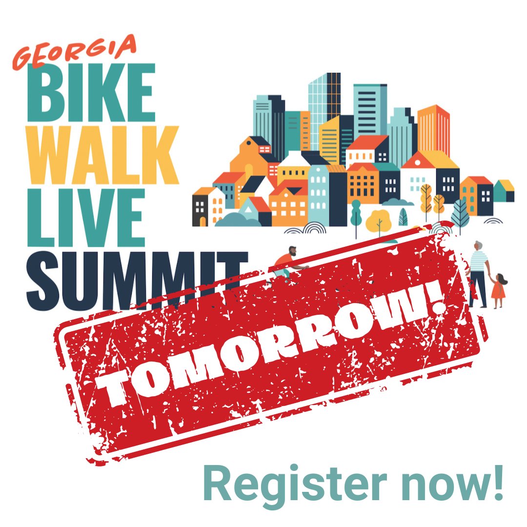 We're excited to kick the Georgia Bike-Walk-Live Summit off tomorrow with a special keynote address delivered by Bill Nesper, Executive Director of <a href="/BikeLeague/">League of American Bicyclists</a>, and Mike McGinn, Executive Director of <a href="/americawalks/">America Walks</a>. 

eventbrite.com/e/2022-georgia…