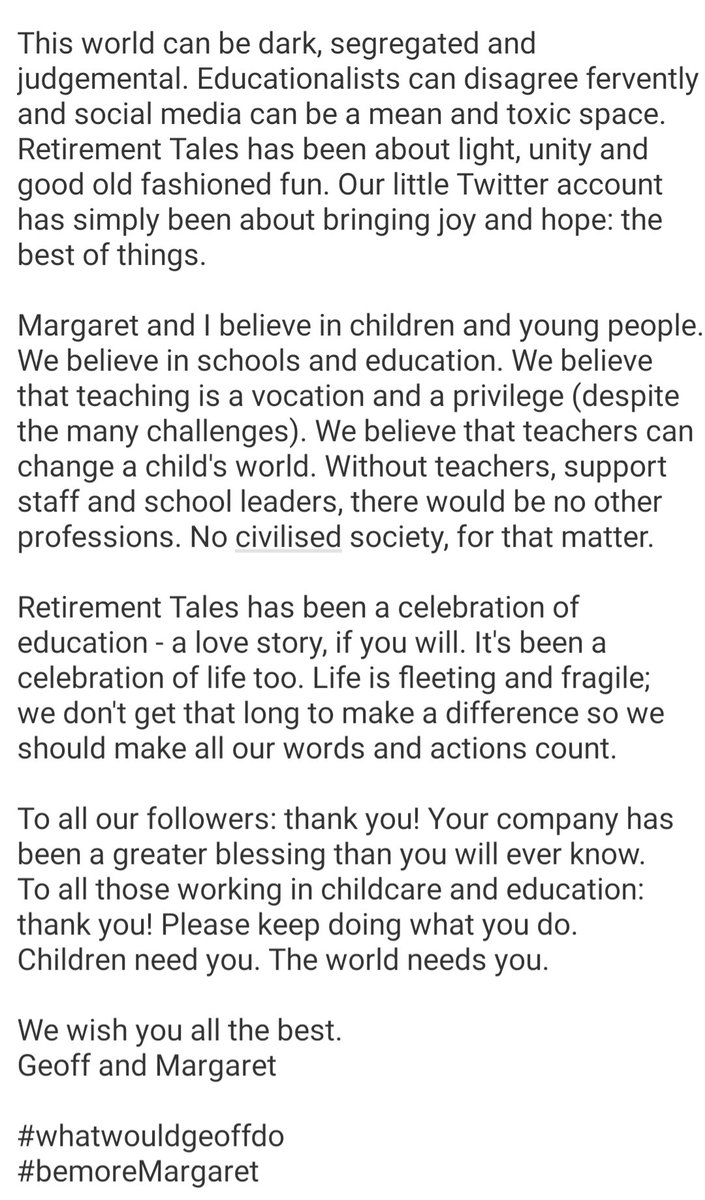 We are back! But who knows how long for? Please read our full message below and please RT! @Headteacherchat @secretHT1 @MoreMorrow @lbmconsultancy @DanEdwards_77 @ottleyoconnor @chrisdysonHT @PaulGarvey4 @PieCorbett @popsyclothing @richardosman @JasonManford ⬇️⬇️⬇️