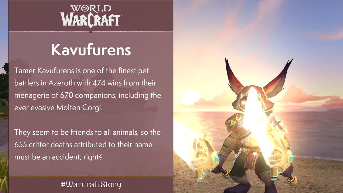 Warcraft's tweet photo. @Demolira Behold! Your #WarcraftStory.

Reply to this tweet with the same info for a new story. https://t.co/N2Q273AXQu
