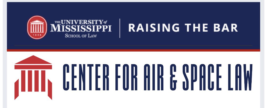 We really are at the forefront of air and space law. Learn all about what we do here: mailchi.mp/93e087a48f51/u… #LLM #GraduateCertificate #JDConcentration