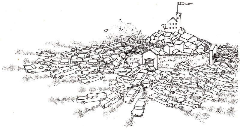 "The right to access every building in a city by private motorcar in an age when everyone possesses such a vehicle is actually the right to destroy the city."