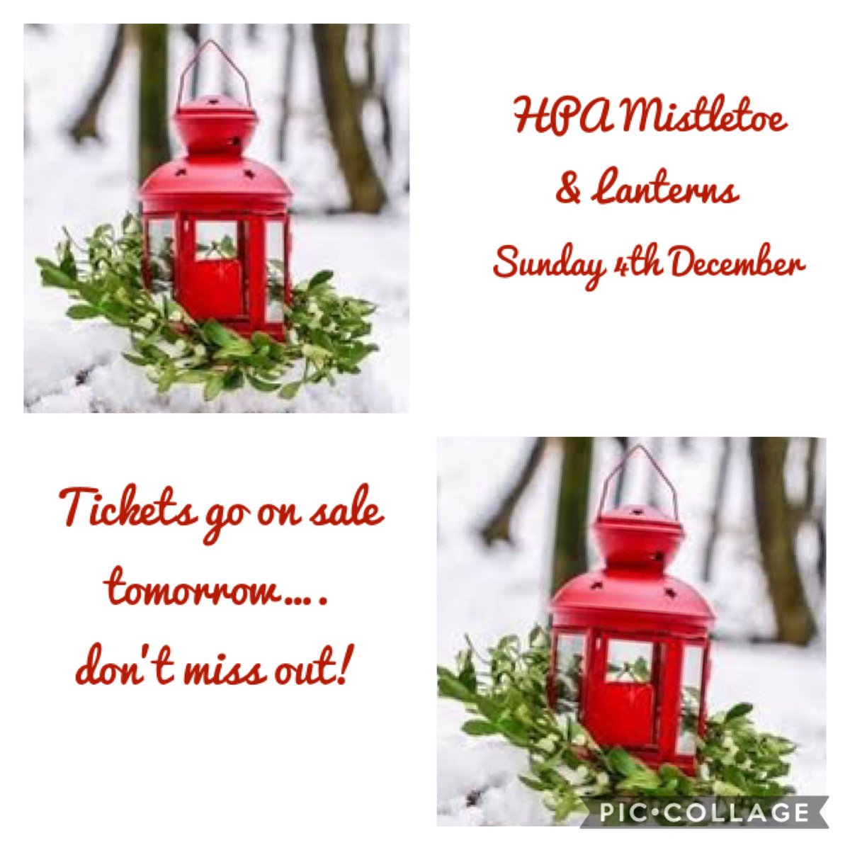 HPA Mistletoe &amp; Lanterns - Sunday 4 December

Tickets go on sale tomorrow. A wonderfully atmospheric Christmas event held in the Dining Hall - an event not to be missed 🎄