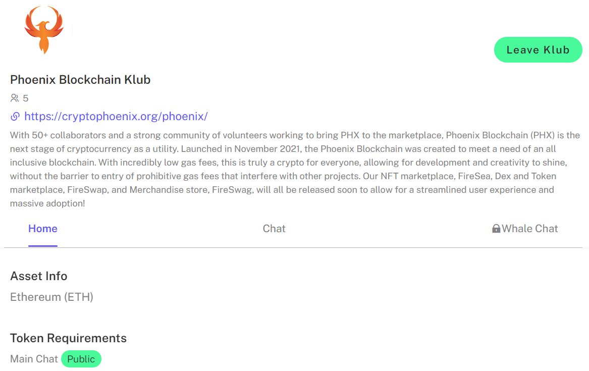 phoenixblockchn's tweet image. Created a Klub in @klubbyapp! Anyone that is using it please join in on the Phoenix Blockchain Klub under "Discover Klubs", lets see where this goes!

app.klubby.io/dashboard

#development #bearmarket #community #Growth #developers #developerscommunity #web3 #EVM #chat #crypto