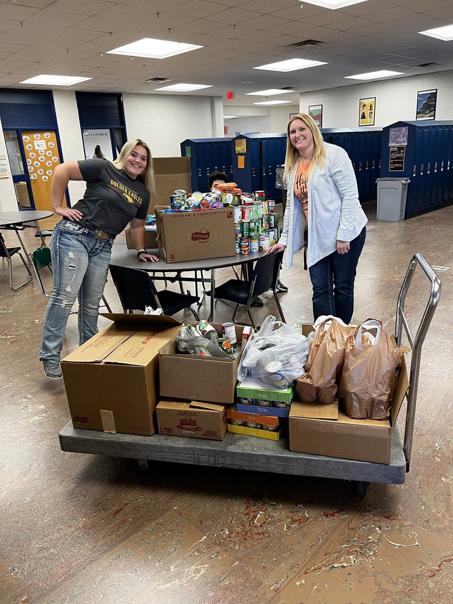 Trick or Can was a success! We collocated 1408 pounds of non-parable items for Stepping Stones.  Thank you to <a href="/menhsfbla/">Michelle Kressin</a>,  <a href="/Menomonie_NHS/">Menomonie NHS</a> and <a href="/MenomonieMiddle/">Menomonie Middle</a> for helping collect cans!