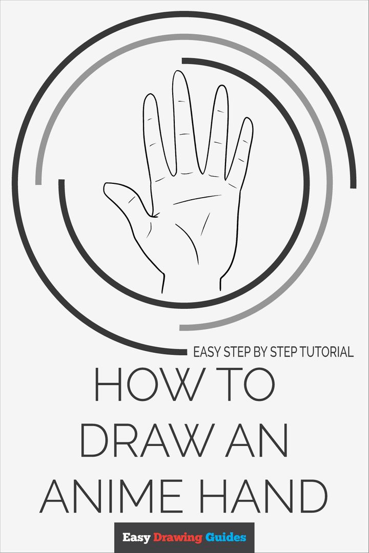 HOW TO DRAW HANDS - EASY ANIME STEP BY STEP 