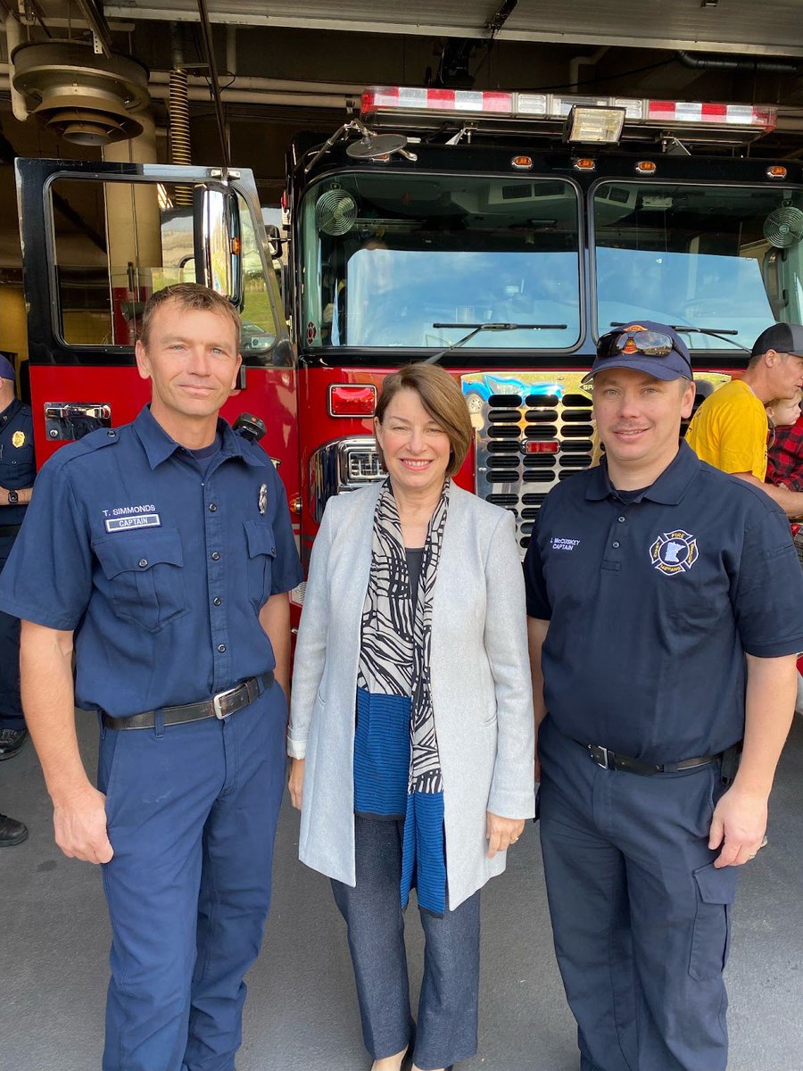 In 2007, I had the honor to meet Jason McCuskey and Tom Simmonds, both members of the Minnesota National Guard deployed to Baghdad, Iraq. I had the honor to see them again yesterday in Duluth, STILL serving our state as firefighters!
