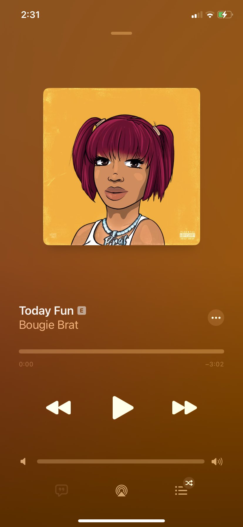 Bougie Brat on Twitter: "&amp; ITS OUT ON APPLE MUSIC🦖🧡  https://t.co/qQNQJHQlfq" / Twitter