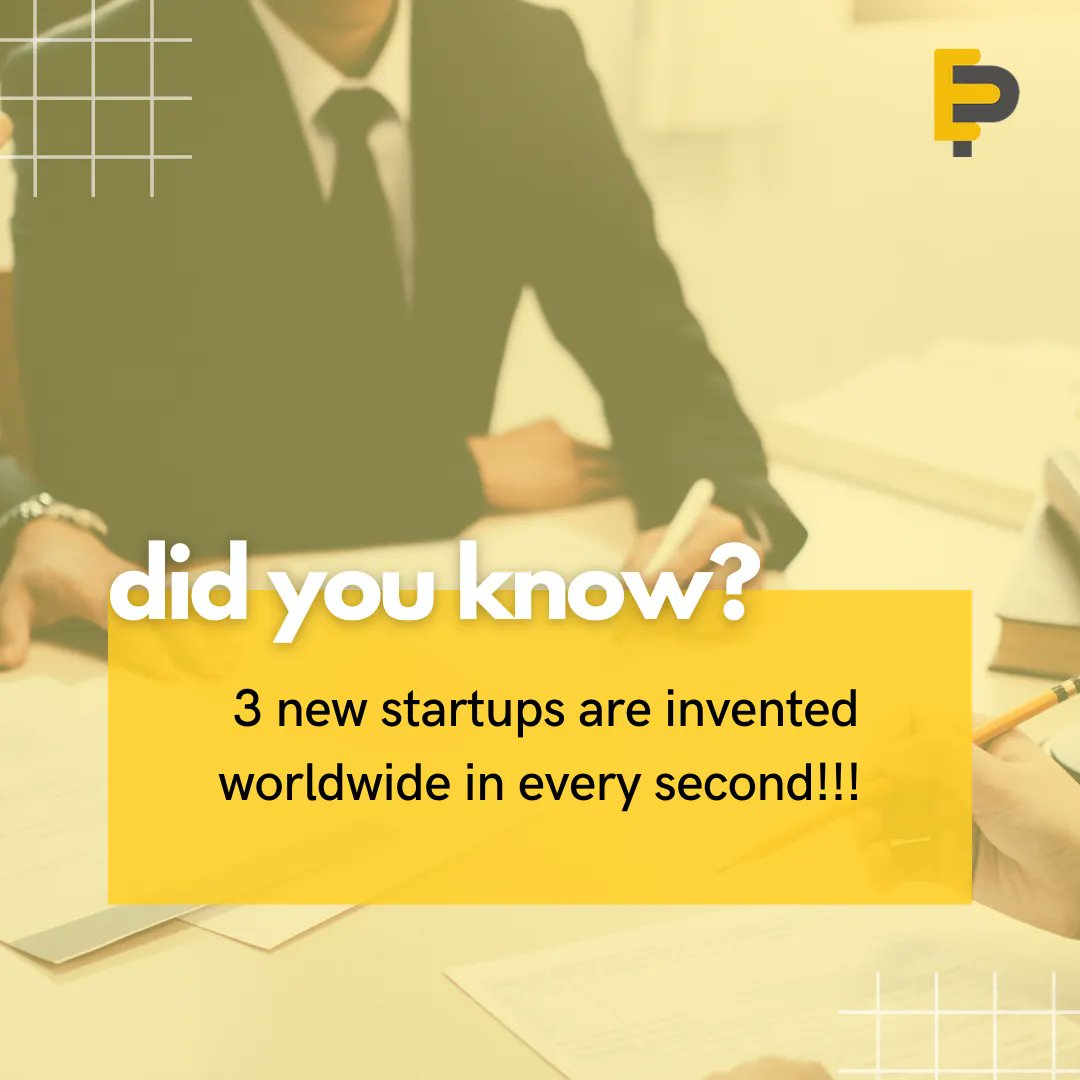 entrepreneurspp's tweet photo. #funfactoftheweek
Mathematically speaking, thatβs 11,000 new startups every hour!
You can increase the chance of survival with guidance from joining our EP Advisory service! It's time to get known and take the industry by storm!
#funfact #businessadvice #businesscoach https://t.co/hGN7fJFUKQ