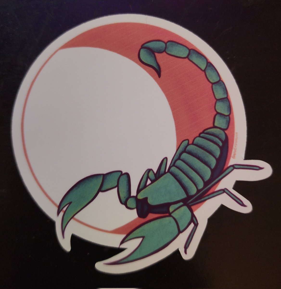 Well. It came out way too dark in some parts, and streaky in other parts. But this is why I always test print my stickers! Oh well, time to go back and try again!