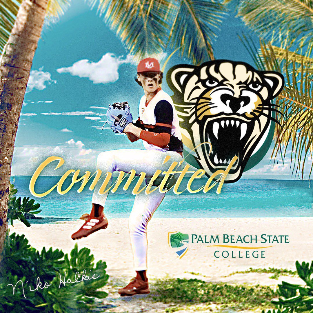 niko (@nikohalkis) on Twitter photo I am beyond humbled and blessed to announce that I will be furthering my baseball career at Palm Beach State. I want to thank God, my family, and my coaches for getting me to achieve this goal. #ForPop #AG2G <a href="/PowerBSB/">Power Baseball</a> <a href="/coachsnell36/">Brett Snell</a> <a href="/kyleforbes1/">Kyle Forbes, M.Ed.</a> <a href="/LMRams_Baseball/">LakeMaryRamsBaseball</a> I am beyond humbled and blessed to announce that I will be furthering my baseball career at Palm Beach State. I want to thank God, my family, and my coaches for getting me to achieve this goal. #ForPop #AG2G <a href="/PowerBSB/">Power Baseball</a> <a href="/coachsnell36/">Brett Snell</a> <a href="/kyleforbes1/">Kyle Forbes, M.Ed.</a> <a href="/LMRams_Baseball/">LakeMaryRamsBaseball</a>