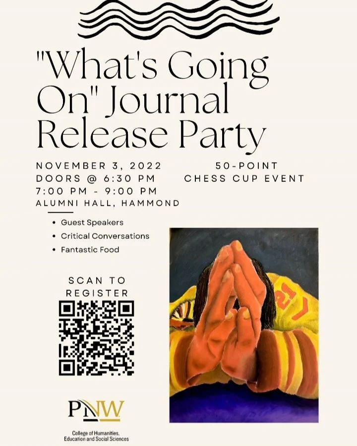 KilpatrickLD's tweet photo. Happening tonight at PNW Hammond. 
See comments for live Zoom info for those not able to make it in person. 
"What's Going On" Journal release party
November 3 @ 6:30 pm - 9:00 pm
https://t.co/Te3ltojJlX https://t.co/Hooow84sdG