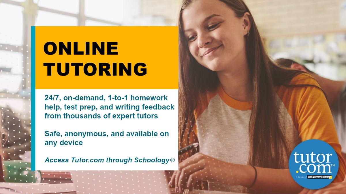 hldorman1's tweet photo. 📚@CooperCougar Does your child need homework help or feedback on their writing? How about a practice quiz to get ready for a test? https://t.co/sTdUuBWzDo is open to all of our students in all grades, 24/7, at no cost to families. Try it out in Schoology: https://t.co/aL72MBfnri https://t.co/63EkcdjWKm